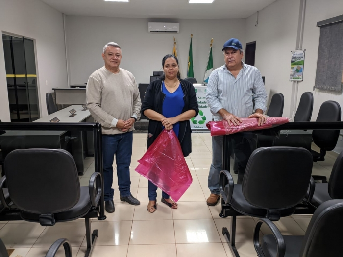 Prefeitura de Selvíria já distribuí sacos para incentivar a coleta de lixo reciclável