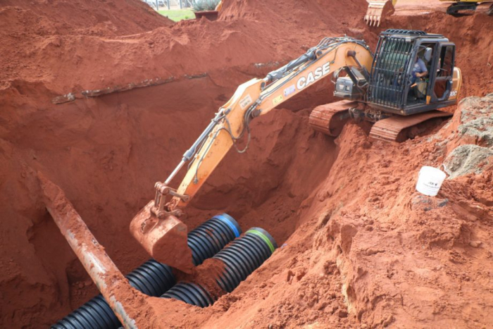 SEINTRA informa interdição de ruas no Jardim Guaporé em Três Lagoas devido obra de drenagem