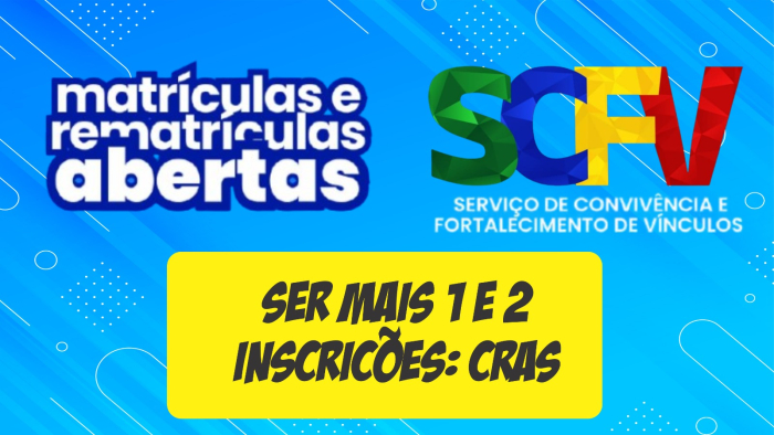 Em Selvíria, matrículas para os SER MAIS 1 e 2 continuam abertas
