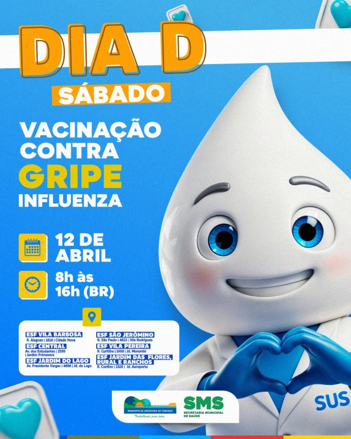 Dia D de Vacinação contra a Gripe acontece neste sábado, 12 de abril
